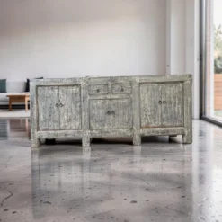 Dressoir blauw/grijs uniek