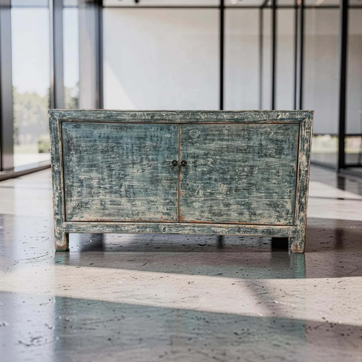 Dressoir blauw uniek