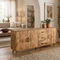 Dressoir Burby naturel 220 cm
