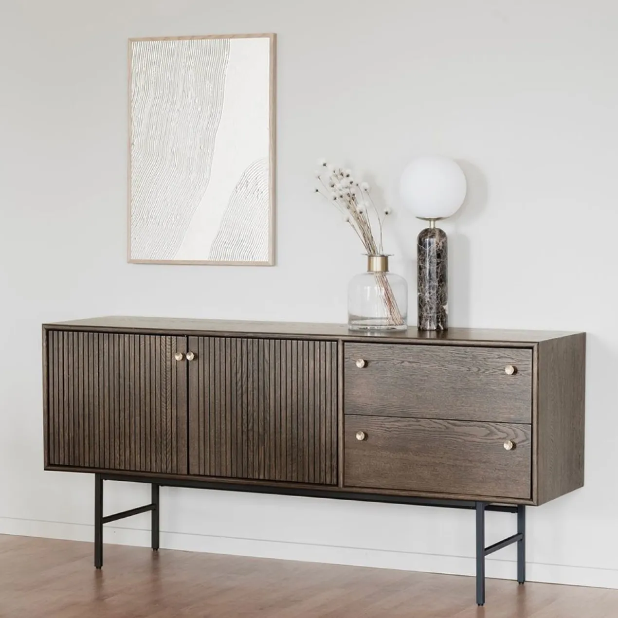 Dressoir Clearbrook hout Bruin