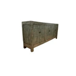 Dressoir 6 deur blauw/groen uniek