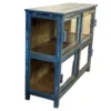 Dressoir 2 deuren blauw origieel