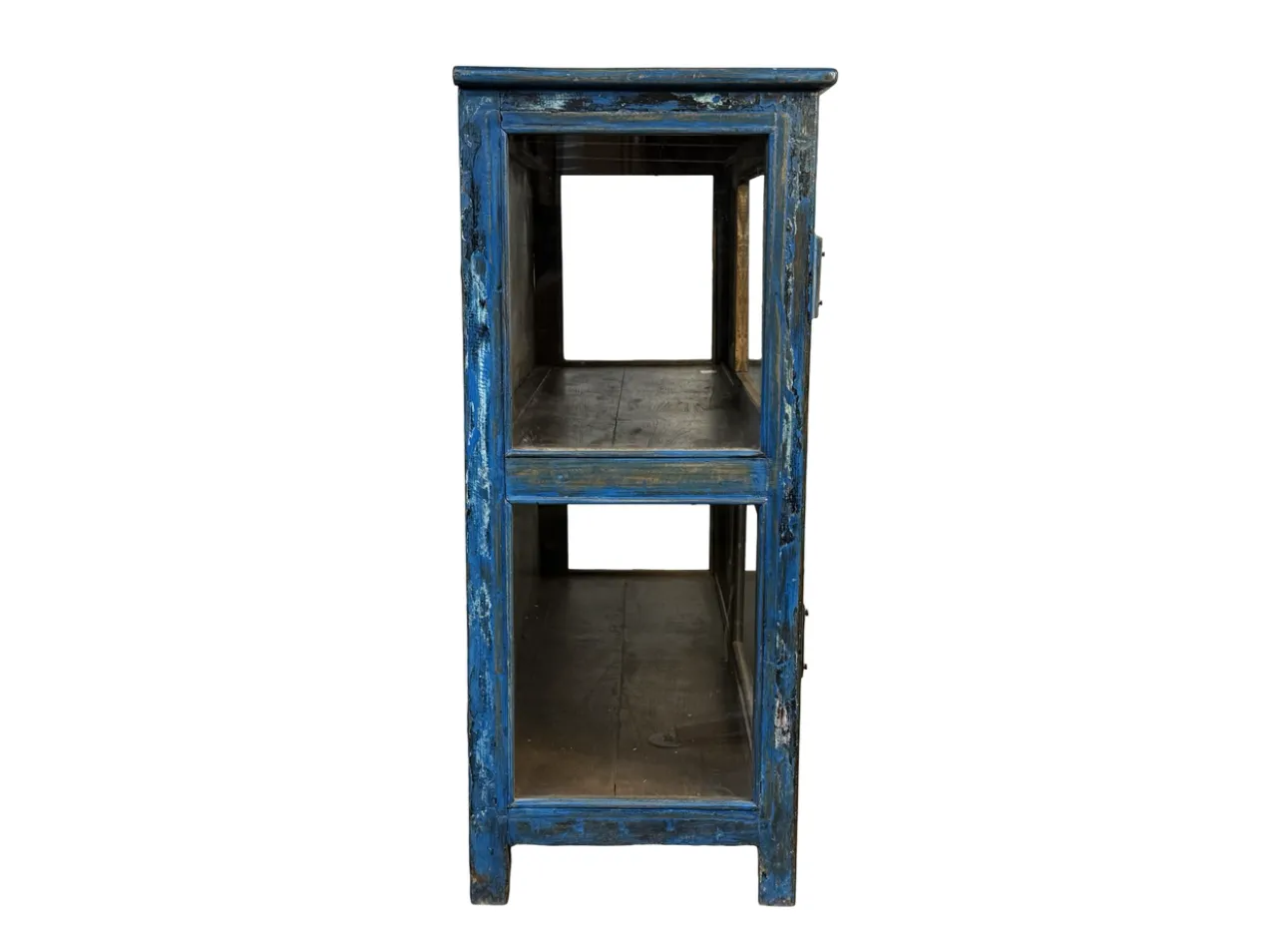 Dressoir 2 deuren blauw origieel