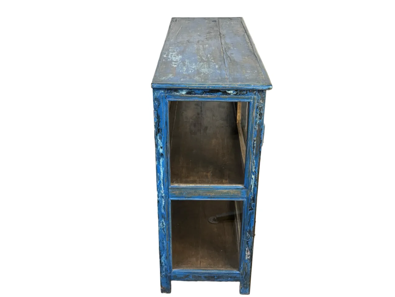Dressoir 2 deuren blauw origieel