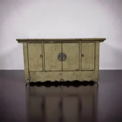 Dressoir 4deur grijs/groen uniek lak