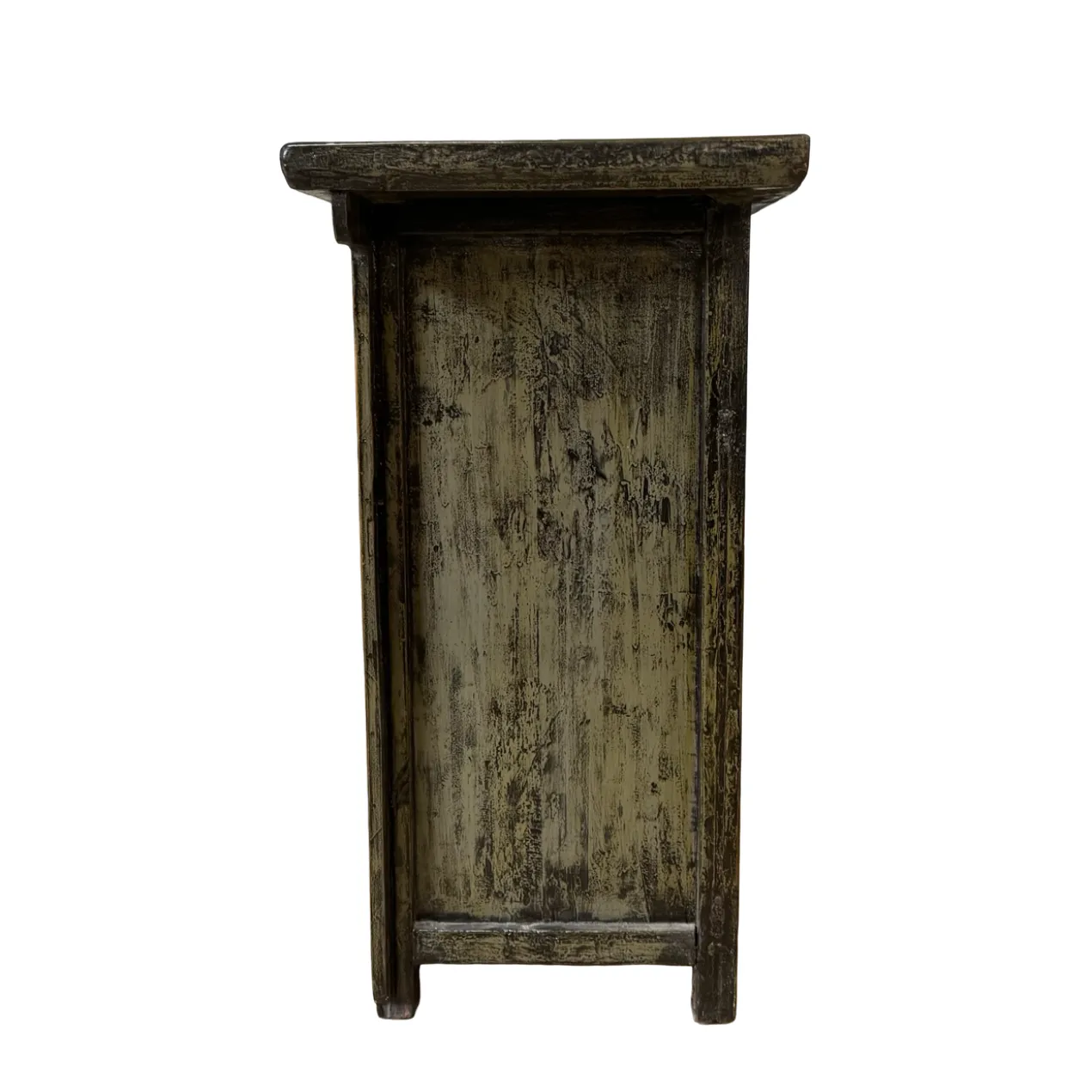 Dressoir 4deur grijs/groen uniek lak