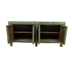 Dressoir 4deur groen uniek