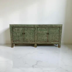 Dressoir 4deur groen uniek