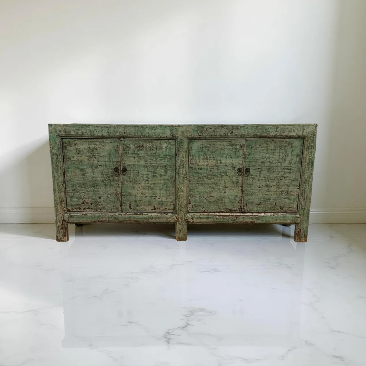 Dressoir 4deur groen uniek