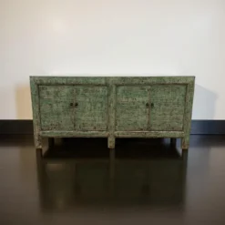 Dressoir 4deur groen uniek
