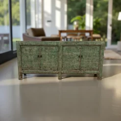 Dressoir 4deur groen uniek