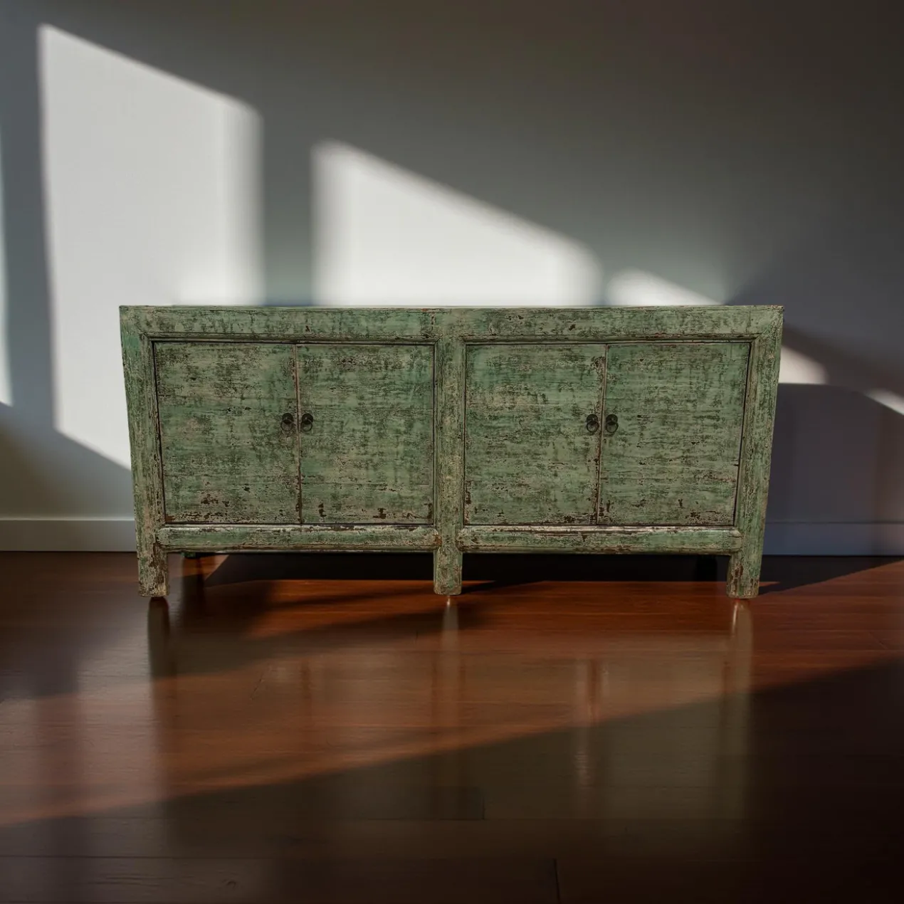 Dressoir 4deur groen uniek