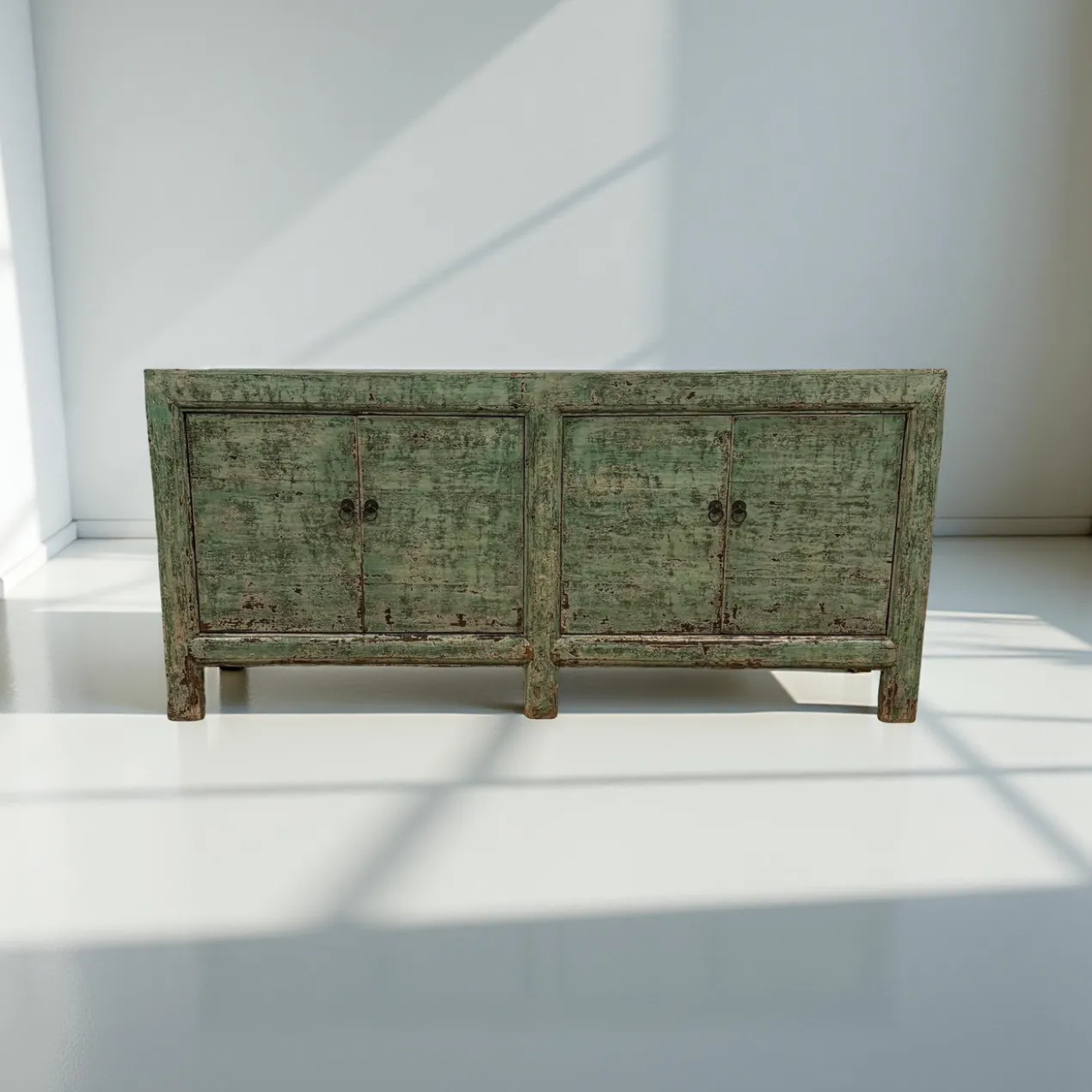 Dressoir 4deur groen uniek