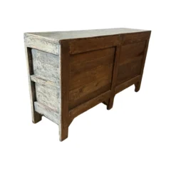 Dressoir 4 deurs blauw uniek