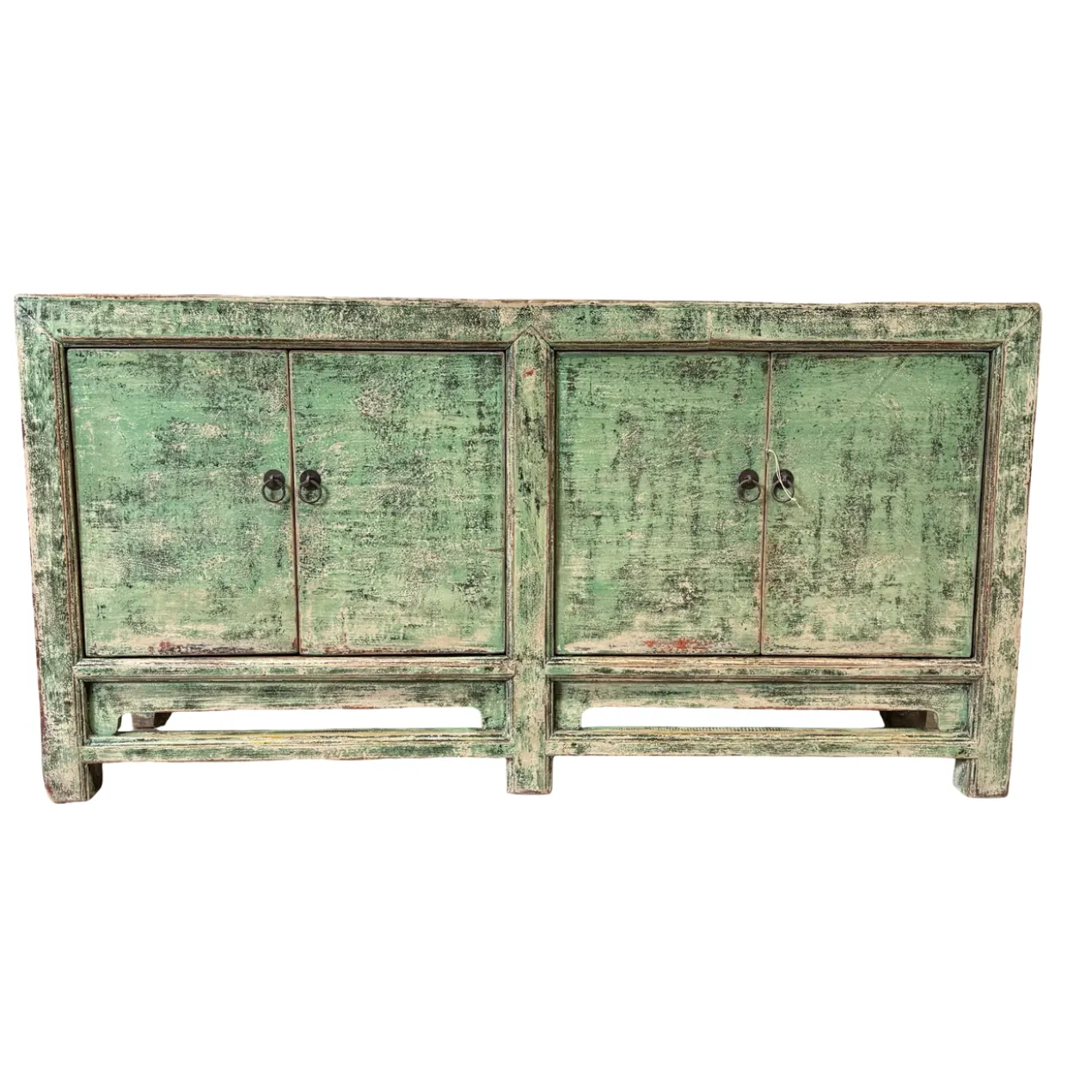 Dressoir 4 deurs groen uniek