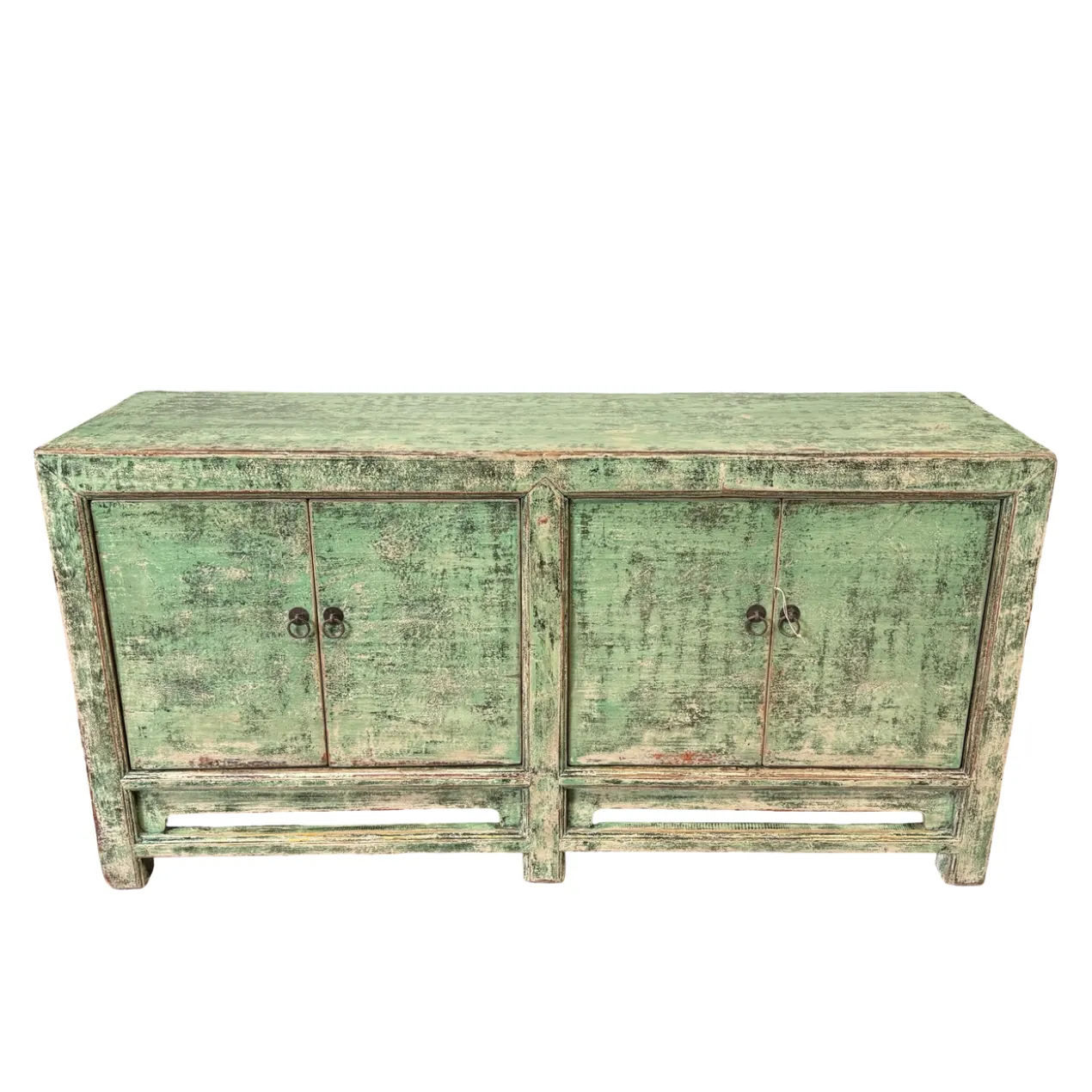 Dressoir 4 deurs groen uniek