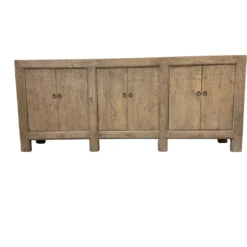 Dressoir 6 deurs naturel finish uniek