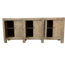 Dressoir 6 deurs naturel finish uniek
