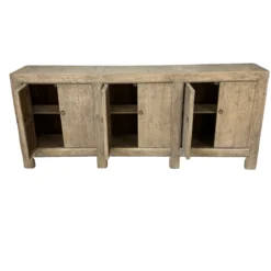 Dressoir 6 deurs naturel finish uniek