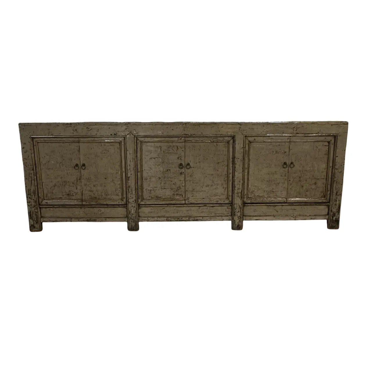 Dressoir 6 deurs olijf/groen uniek
