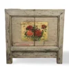 Dressoir 2 deur uniek bloem beschilderd