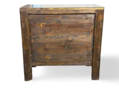 Dressoir 2 deur uniek bloem beschilderd