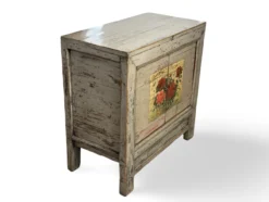 Dressoir 2 deur uniek bloem beschilderd