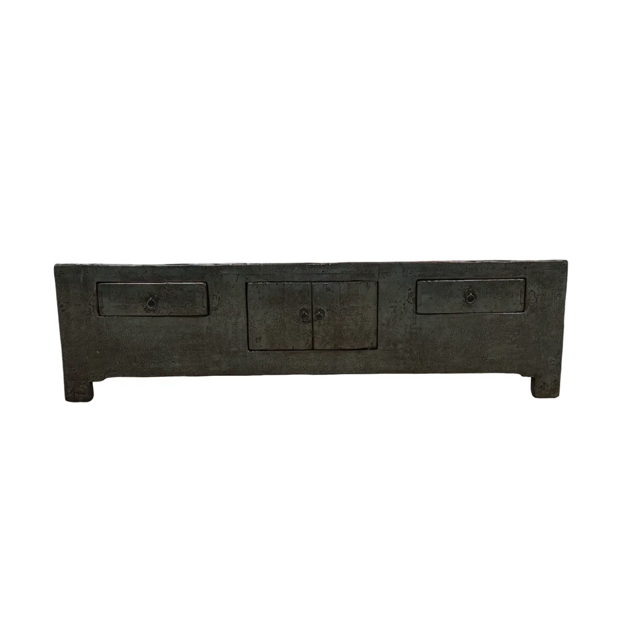 Dressoir donkergroen 2deur 2la uniek