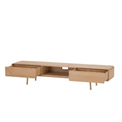 Dressoir Fawn lowboard eiken - 2 lades