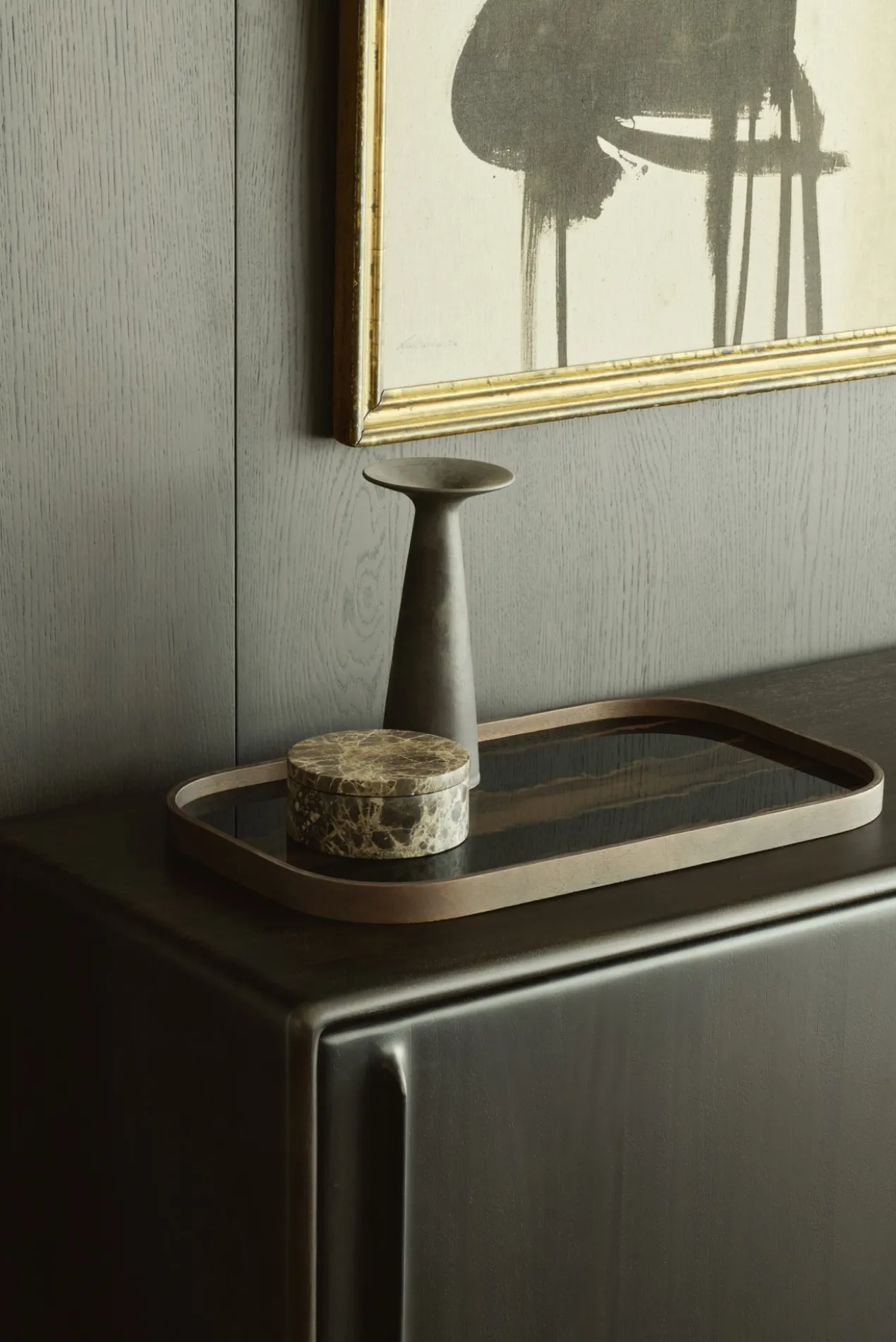 Dressoir Flow - mahonie rose bruin - 224 cm
