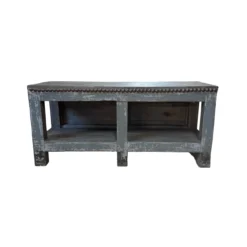 Dressoir grijs met authentieke nagelrand