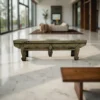 Dressoir laag creme/geel uniek