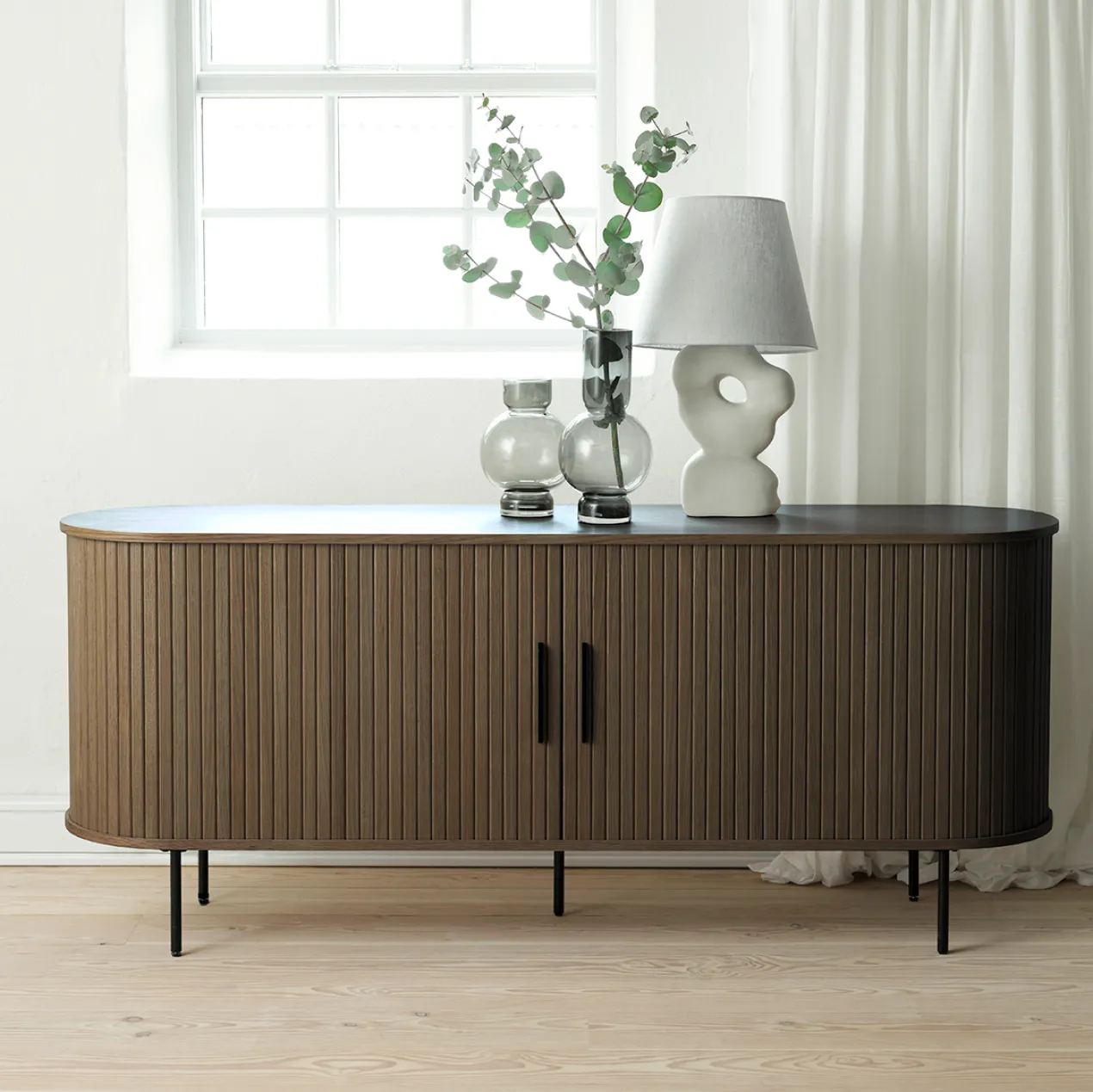 Dressoir Lenn hout Gerookt eiken