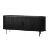 Dressoir Lenn hout Zwart eiken