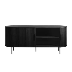 Dressoir Lenn hout Zwart eiken