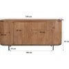 Dressoir Nairo 170 cm naturel