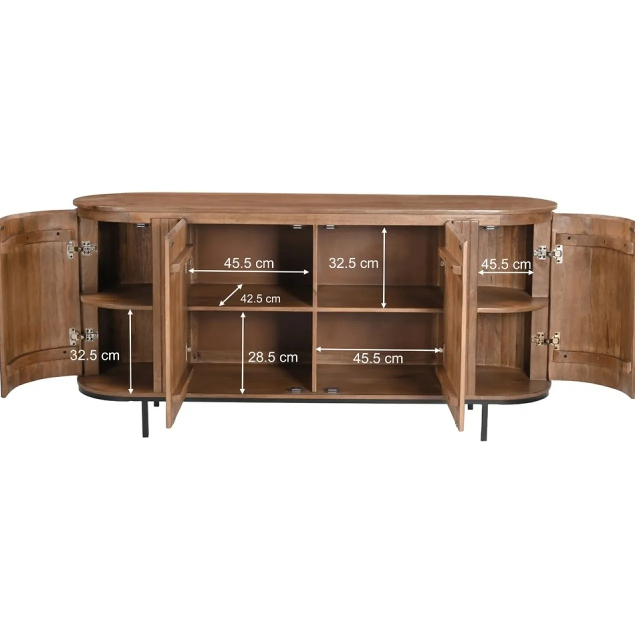 Dressoir Nairo 170 cm naturel