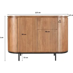 Dressoir Nairo 115 cm naturel