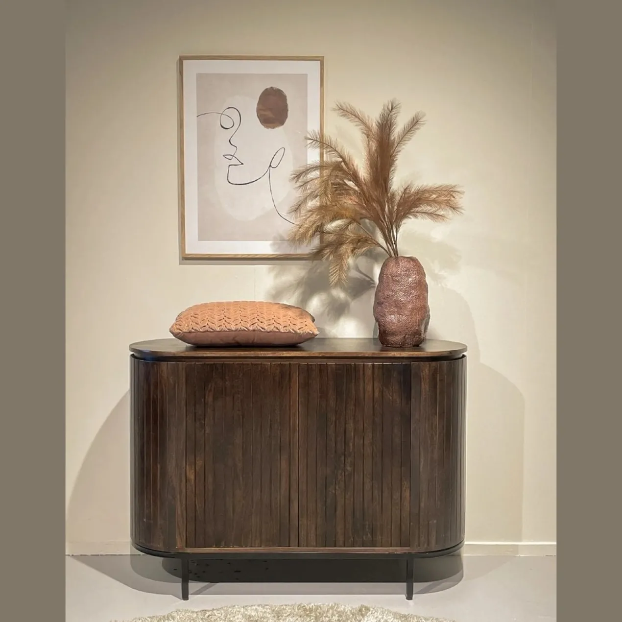 Dressoir Nairo 115 cm walnut