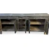 Dressoir naturel zwart 5 deur uniek