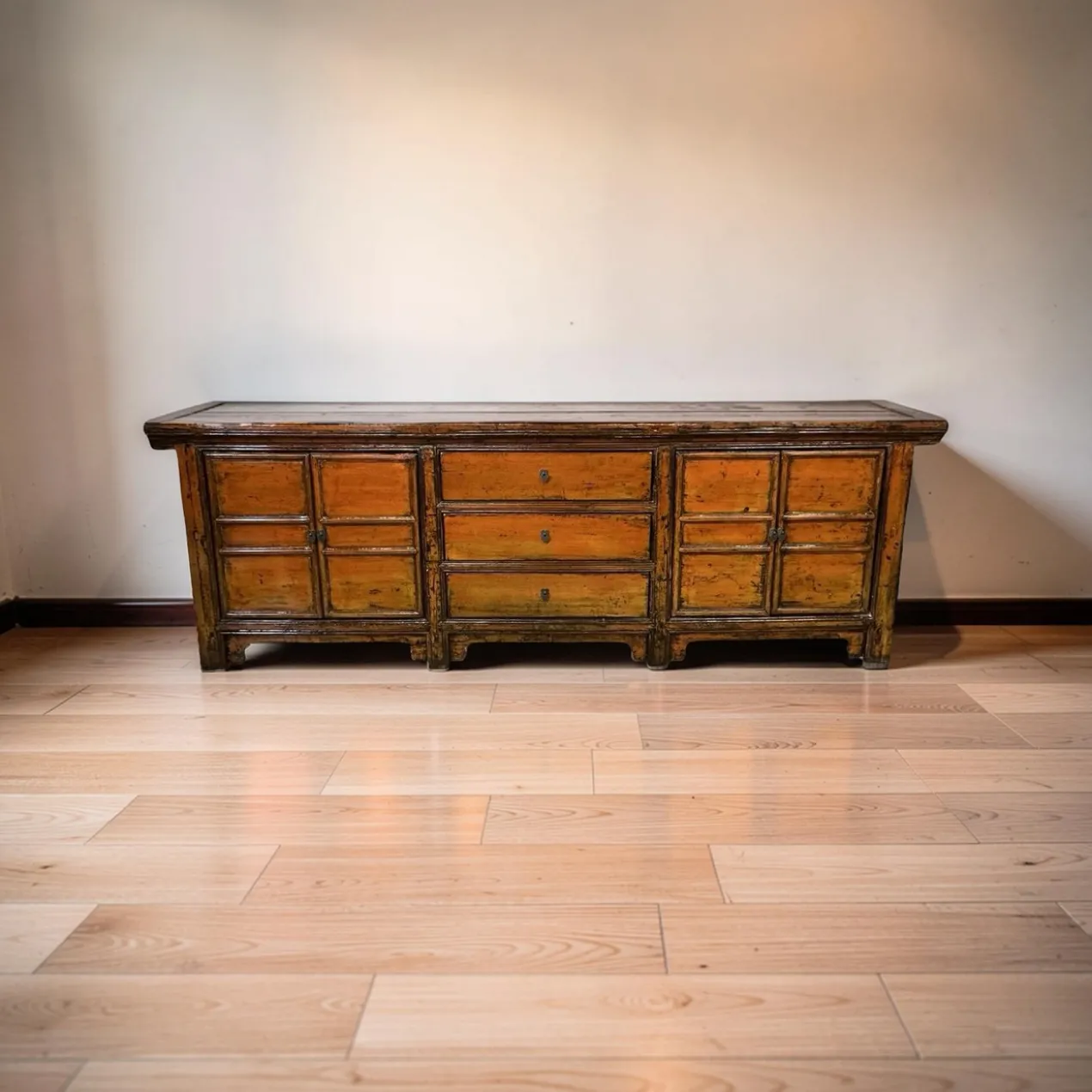 Dressoir oranje uniek lak