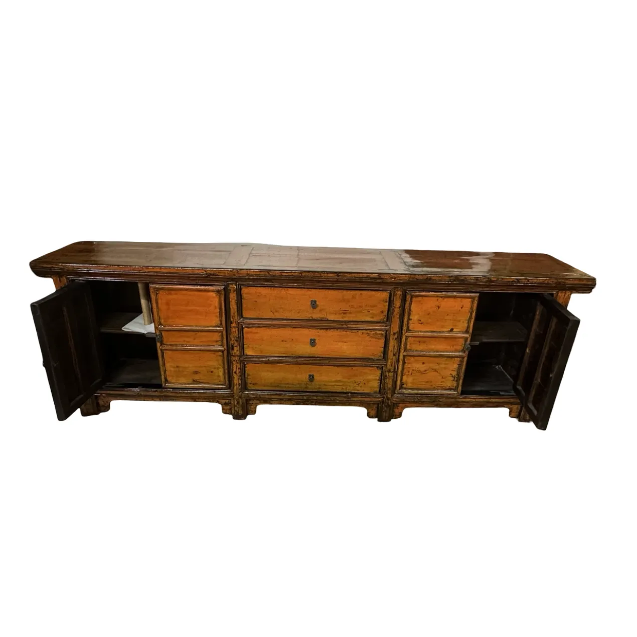 Dressoir oranje uniek lak