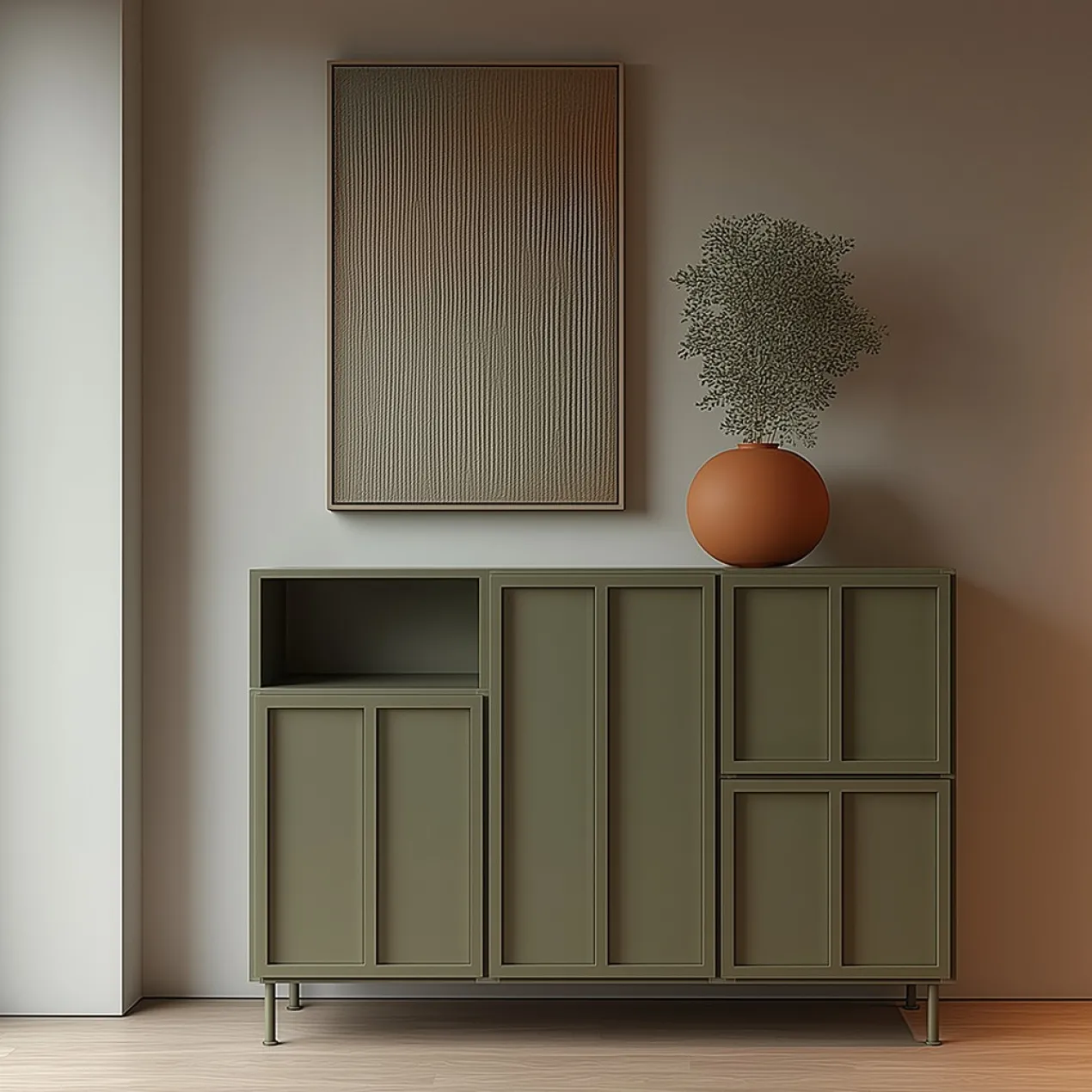 Dressoir Ottawa olijfgroen