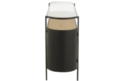 Dressoir Ovy Iron naturel/zwart