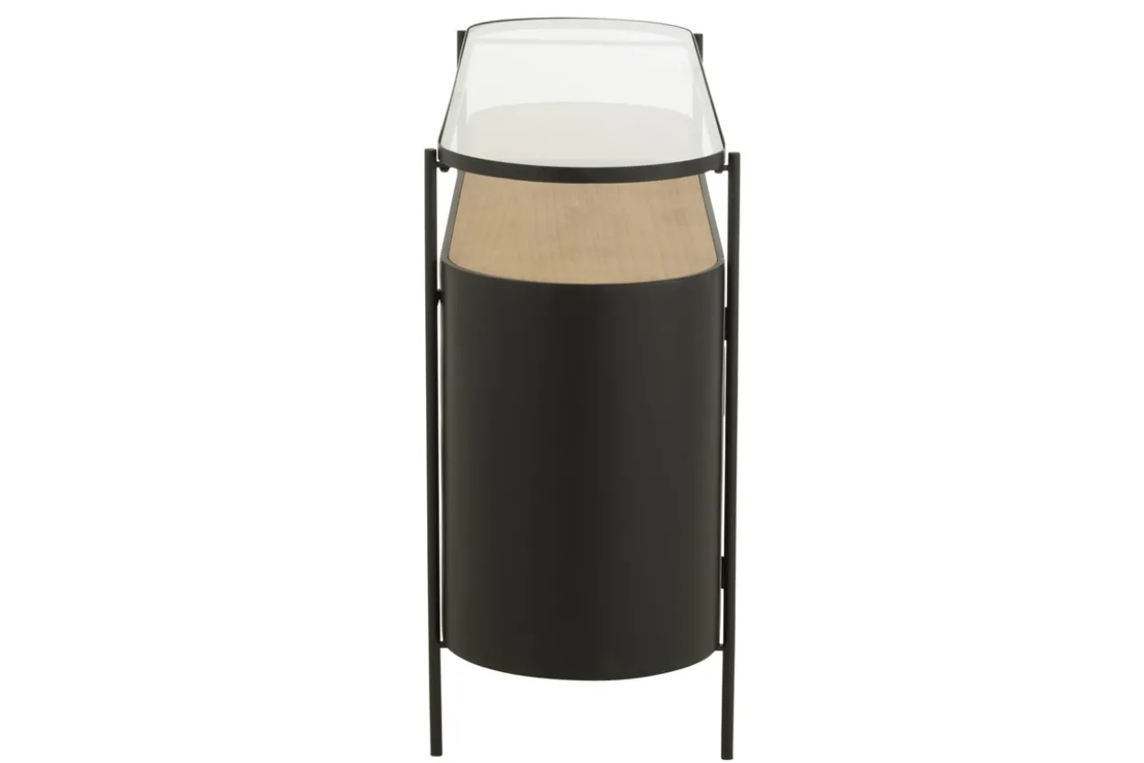 Dressoir Ovy Iron naturel/zwart