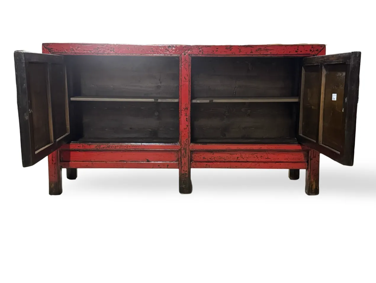 Dressoir rood 2-deurs lak unieke Dressoir rood 2deur lak unieke