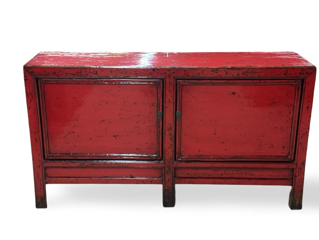 Dressoir rood 2-deurs lak unieke Dressoir rood 2deur lak unieke
