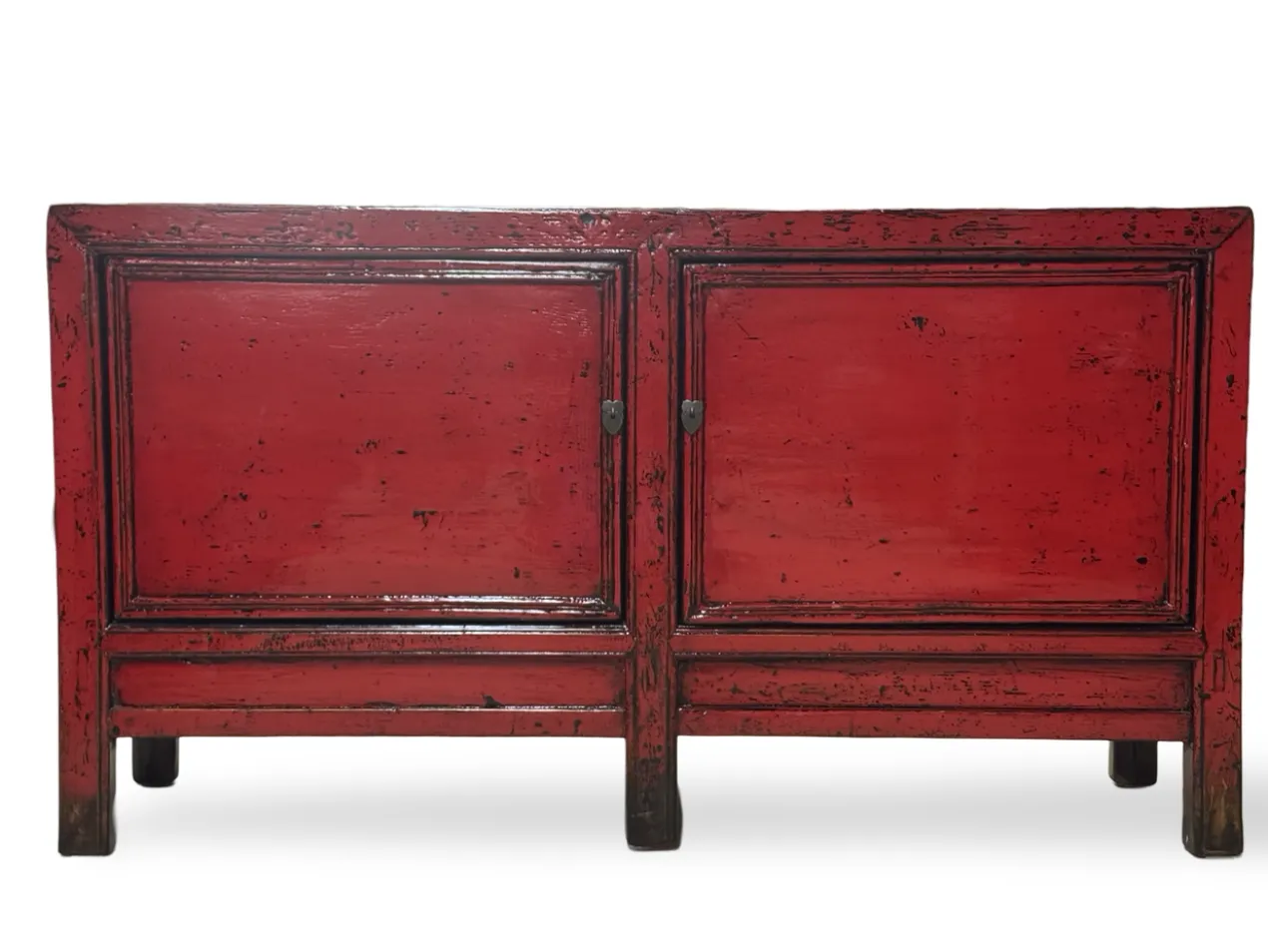 Dressoir rood 2-deurs lak unieke Dressoir rood 2deur lak unieke