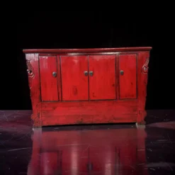 Dressoir rood Shanxi uniek