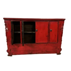 Dressoir rood Shanxi uniek